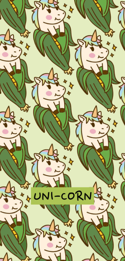 Phone Case Generator with Funny Unicorn Illustrations 1687a