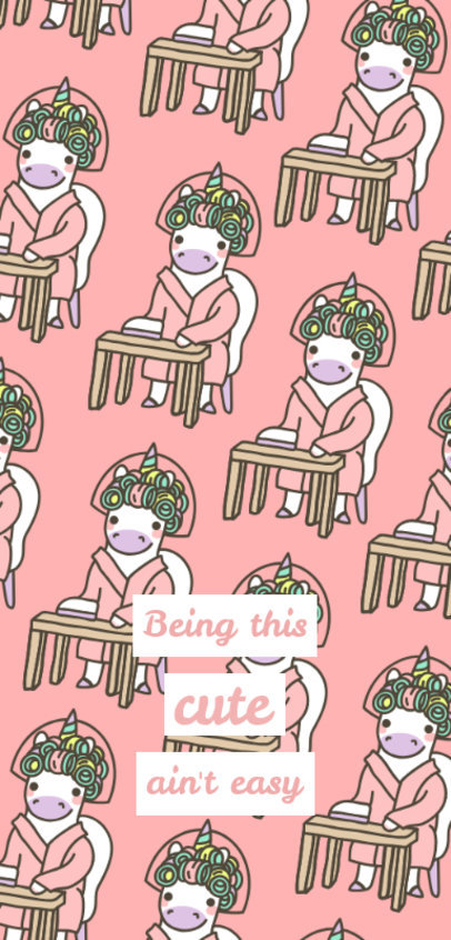 Illustrated Phone Case Generator with Female Unicorns