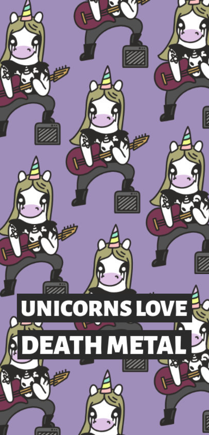 Unicorn Phone Case Design Template