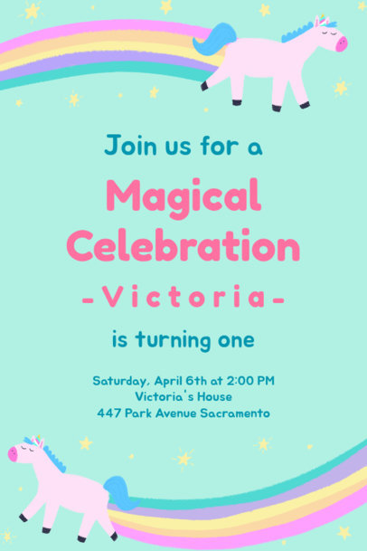 Invitation Maker for a Girl's Birthday Party