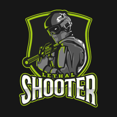 Shooting Gaming Team Logo Maker Inspired by Counter-Strike