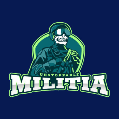 Gaming Logo Maker for a Military-Themed Video Game