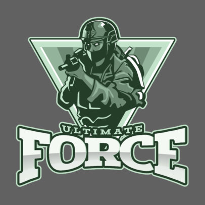 Shooting Game Team Logo Maker Inspired by Counter-Strike