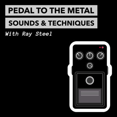 Podcast Cover Maker for a Music Tips Show