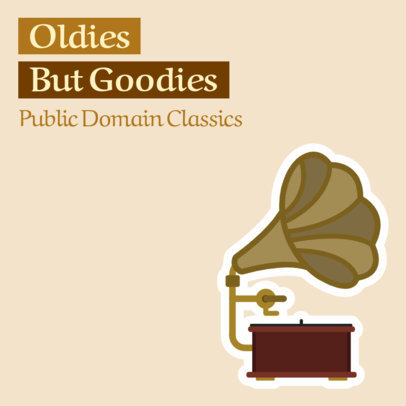 Old Music Podcast Cover Maker