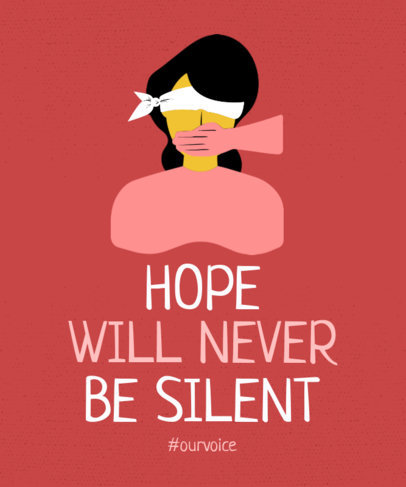 Women's Rights T-Shirt Design Template