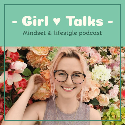 Podcast Cover Maker for Girl Talk Shows