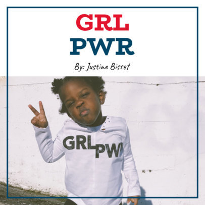 Podcast Cover Template for Girl Power Shows