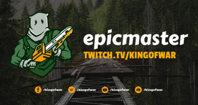 Twitch Banner Maker with Fortnite-Inspired Characters