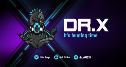 Twitch Banner Creator with a Fortnite Style Character