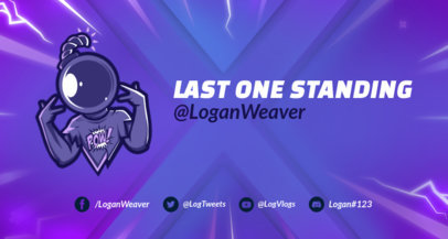Fortnite-Styled Twitch Banner Maker with a Cracked Background 1735l -1728