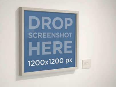 Art Gallery Single Square Frame