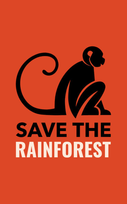 Save the Amazon Rainforest T-Shirt Design Maker