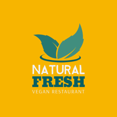 Simple Logo Generator for a Vegan Restaurant 