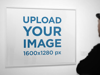 Poster Mockup Generator! Art Gallery Large Painting