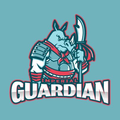 Mobile Legends-Inspired Logo with a Fierce Anthropomorphic Character 2455x