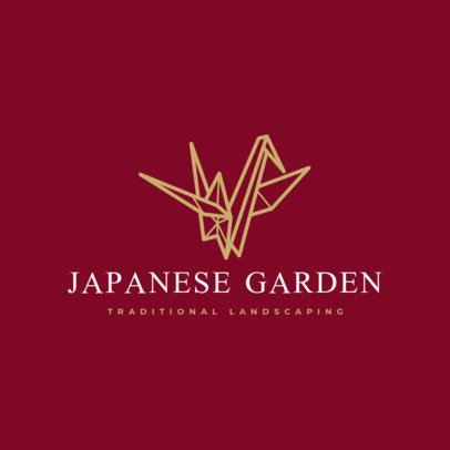 Logo Generator with a Minimalist Icon for a Landscaping Agency