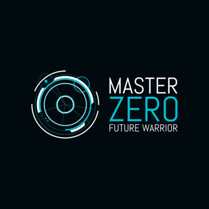 Gaming Logo Template with a Futuristic Design