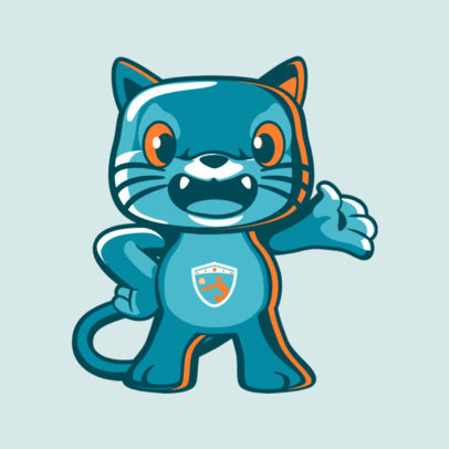 Mascot Maker for a Volleyball Team 2381b