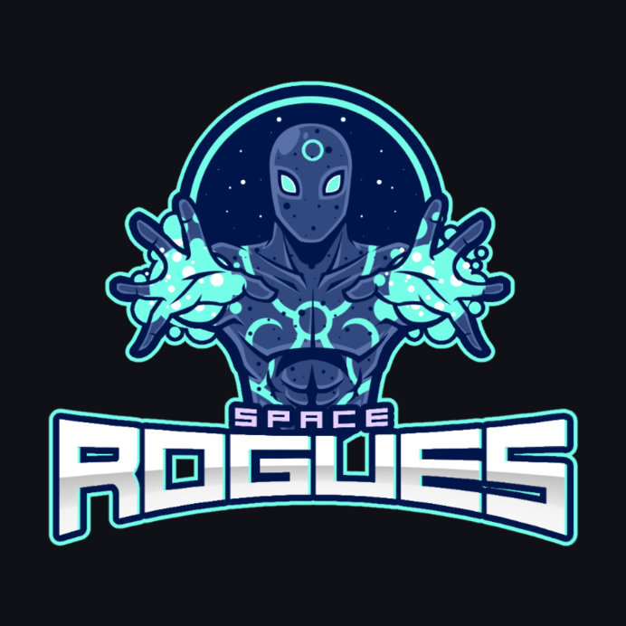 Gaming Logo Generator Featuring an Epic Alien Character Illustration