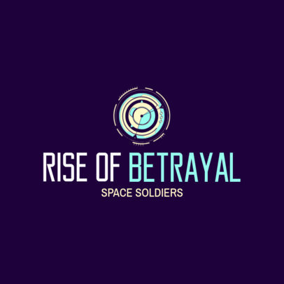 Futuristic Gaming Logo Creator with a Circular Graphic