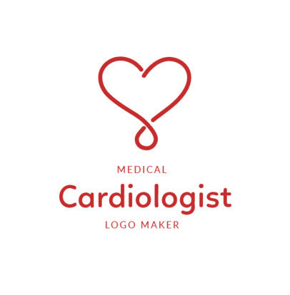 Online Logo Maker for a Cardiologist