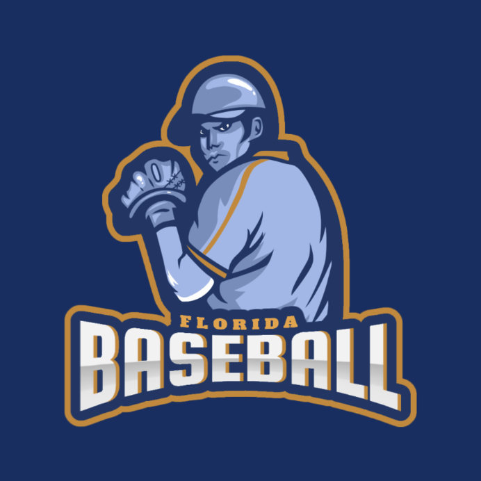 Placeit - Baseball Team Logo Template with a Pitcher Illustration