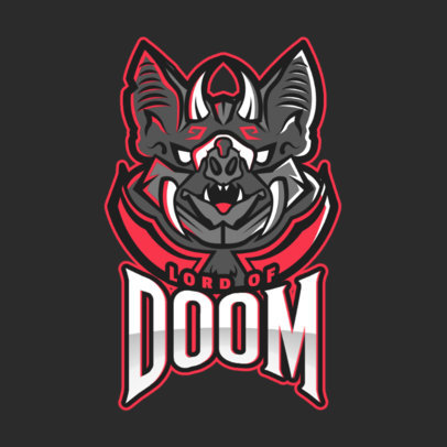 Gaming Logo Maker Featuring an Evil Fantasy Character Inspired in DOTA 2 2499v