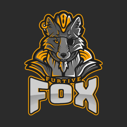 Gaming Logo Generator Featuring a DOTA 2 Inspired Fantasy Fox Graphic