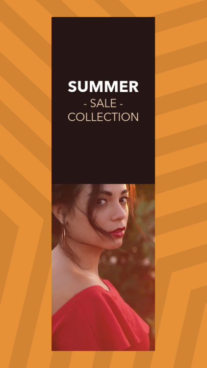 Instagram Story Maker for a Summer Collection Sale