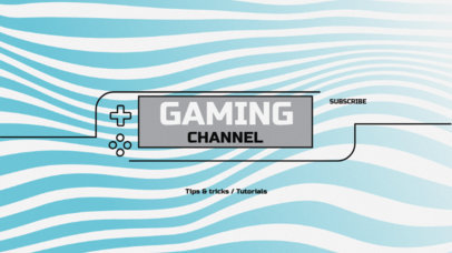 YouTube Banner Template for Gamers