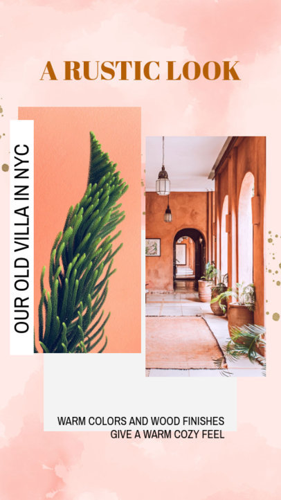 Colorful Instagram Story Template with Pink Hues 951a