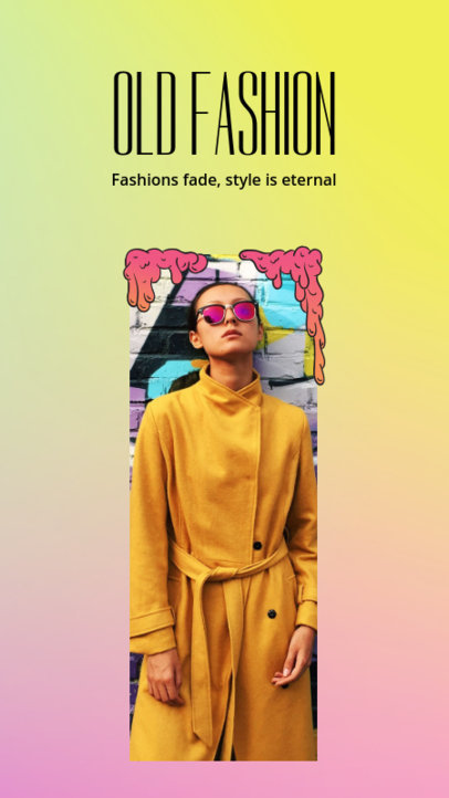 Fashionable Instagram Story Template