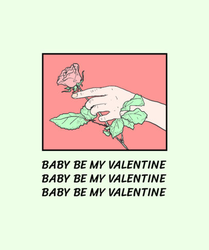 Valentine's Day T-Shirt Maker with Pop Art Illustrations