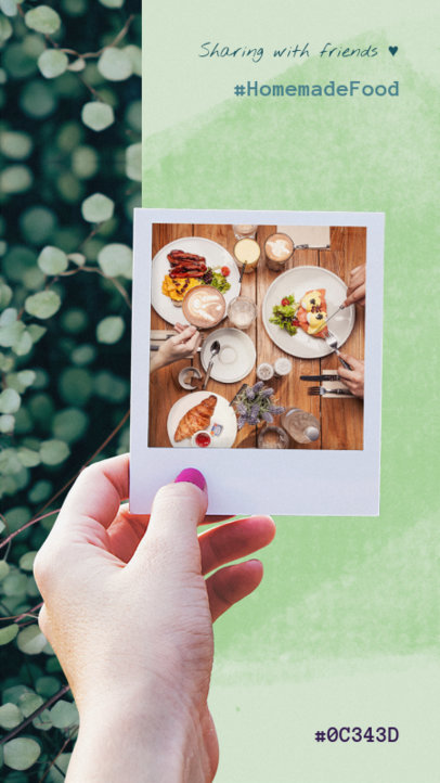Insta Story Maker with Food Graphics