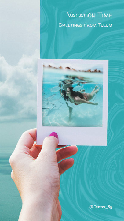 Insta Story Maker with Tropical Images