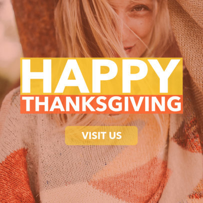 Online Banner Maker for a Thanksgiving Celebration