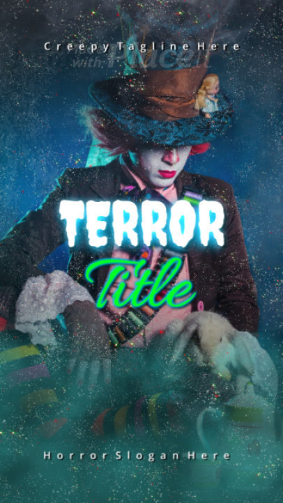 Halloween Instagram Story Template Inspired in Alice in Wonderland 1863