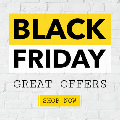 Online Banner Maker for Black Friday Offers