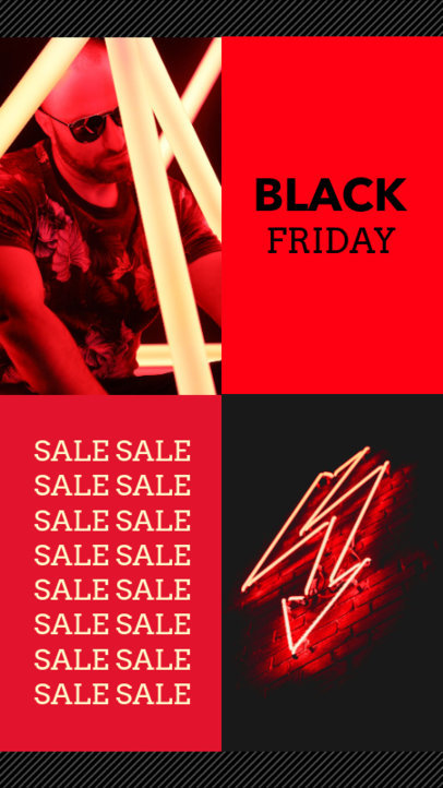 Vibrant Instagram Story Template for a Black Friday Sale 967f 1781