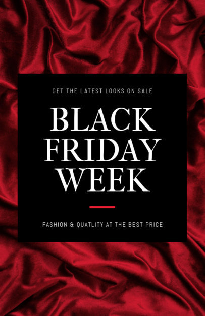 Black Friday Flyer Maker for a Fashion Sale