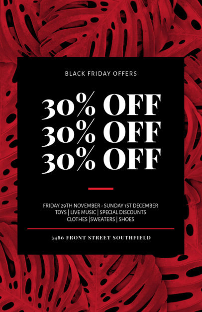 Flyer Maker for Huge Black Friday Sales