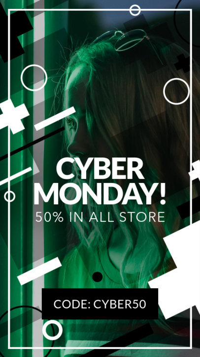 Cyber Monday Instagram Story Template for Online Deals
