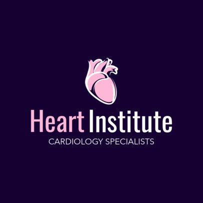 Online Logo Maker for a Heart Institute