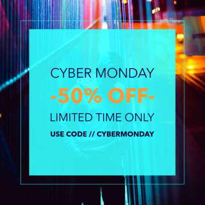 Social Post Maker for a Limited-Time Cyber Monday Offer 582h 1794