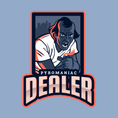 GTA-Inspired Gaming Logo Maker with a Psycho Character