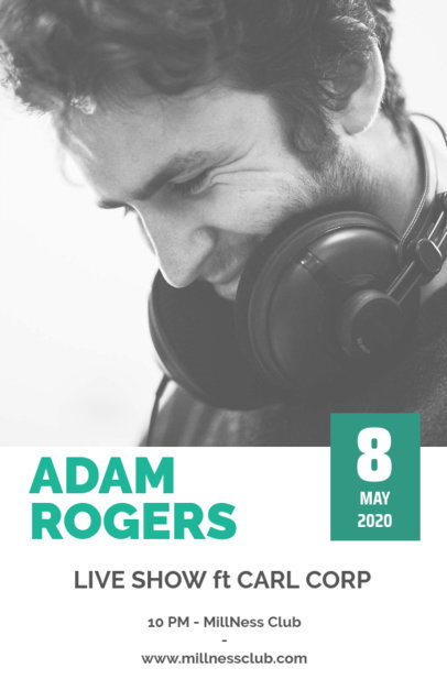 Flyer Design Maker for a Live Music Show