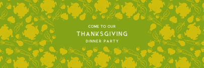 Facebook Cover Maker with a Fall-Patterned Background