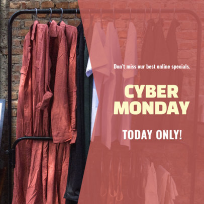 Ad Banner Maker for a Cyber Monday Coupon Code 542h-1796