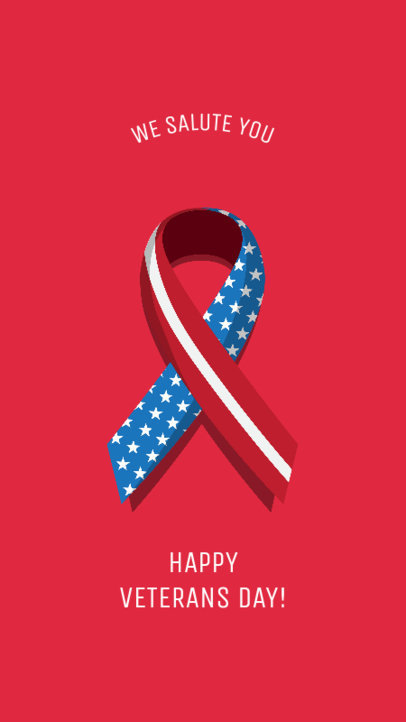 Instagram Story Template to Honor Those Who Served 1044p-1800